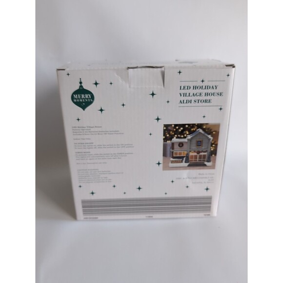 New 2024 Merry Moments Aldi Store Light Up Holiday Christmas Village House - Picture 6 of 7